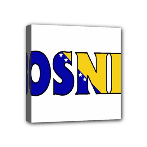 Bosnia Mini Canvas 4  X 4  (framed) by worldbanners