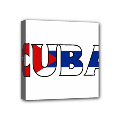 Cuba Mini Canvas 4  X 4  (framed) by worldbanners