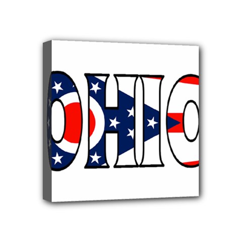 Ohio Mini Canvas 4  X 4  (framed) by worldbanners