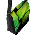 Modern Art Flap Closure Messenger Bag (Large) View2