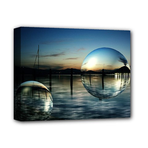 Magic Balls Deluxe Canvas 14  X 11  (framed) by Siebenhuehner