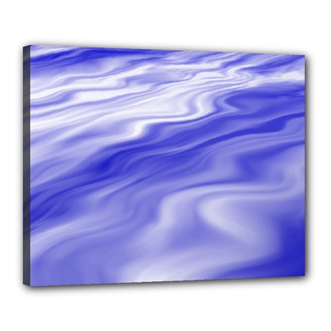 Wave Canvas 20  X 16  (framed) by Siebenhuehner