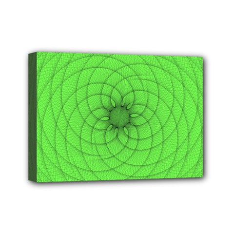 Spirograph Mini Canvas 7  X 5  (framed) by Siebenhuehner