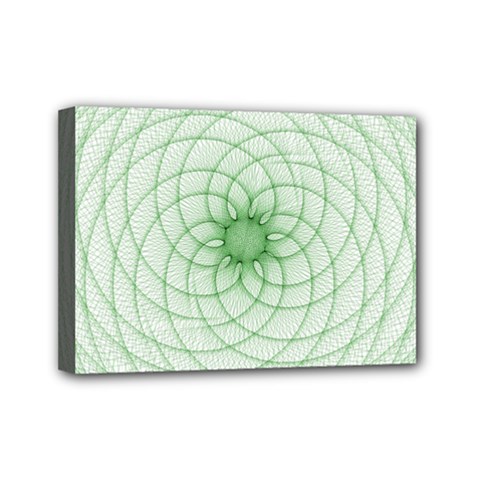 Spirograph Mini Canvas 7  X 5  (framed) by Siebenhuehner