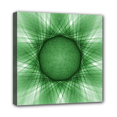 Spirograph Mini Canvas 8  X 8  (framed) by Siebenhuehner