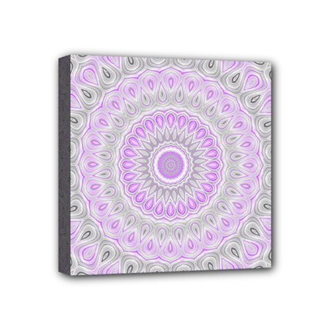 Mandala Mini Canvas 4  X 4  (framed) by Siebenhuehner
