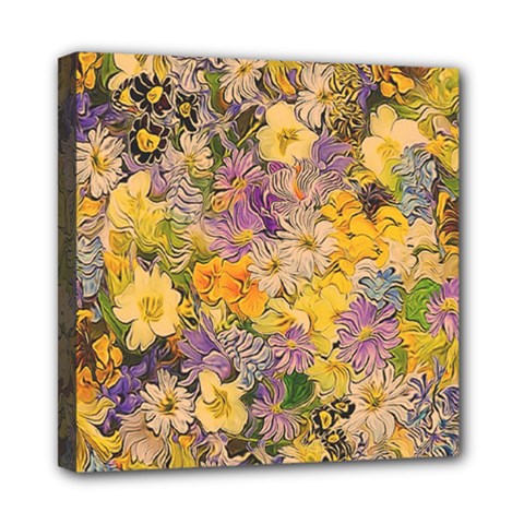 Spring Flowers Effect Mini Canvas 8  X 8  (framed) by ImpressiveMoments