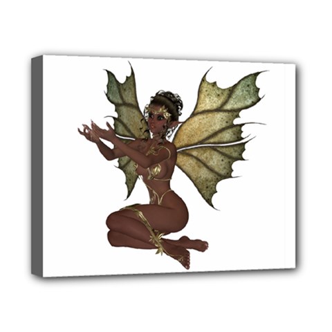 Faerie Nymph Fairy With Outreaching Hands Canvas 10  X 8  (framed) by goldenjackal