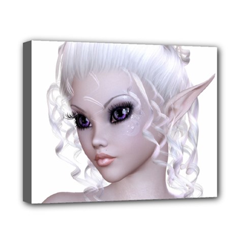 Fairy Elfin Elf Nymph Faerie Canvas 10  X 8  (framed) by goldenjackal