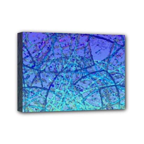Grunge Art Abstract G57 Mini Canvas 7  X 5  (stretched) by MedusArt