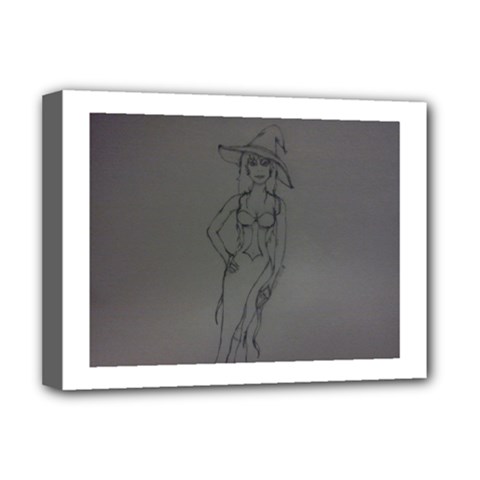Witchy Deluxe Canvas 16  X 12  (framed)  by WispsofFantasy