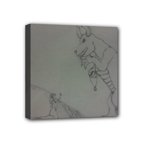 Offering Mini Canvas 4  X 4  (framed) by WispsofFantasy