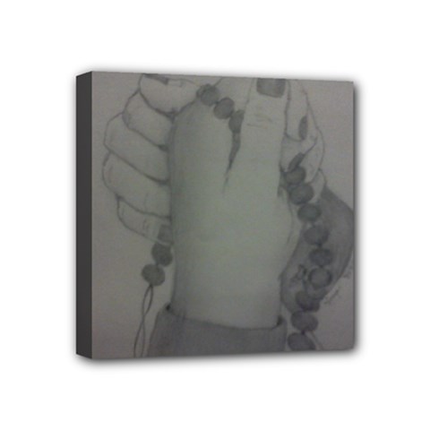 Divinity Mini Canvas 4  X 4  (framed) by WispsofFantasy