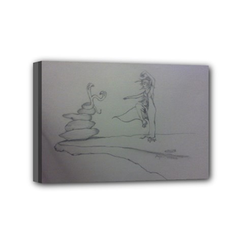 Chi Mini Canvas 6  X 4  (framed) by WispsofFantasy