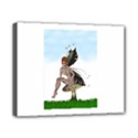 Fairy Sitting On A Mushroom Canvas 10  x 8  (Framed) View1