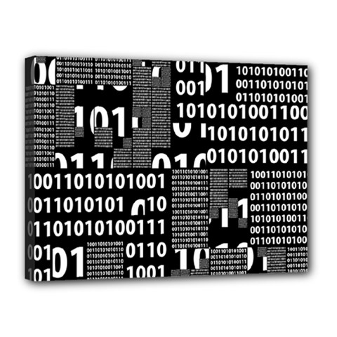 Beauty Of Binary Canvas 16  X 12  (framed) by StuffOrSomething