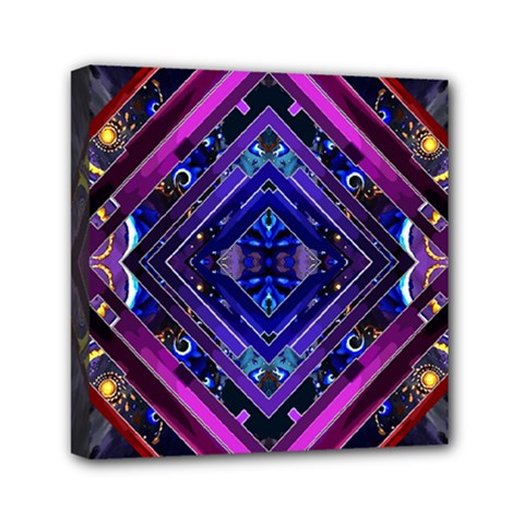 Galaxy Mini Canvas 6  X 6  (framed) by Rbrendes