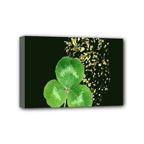Clover Mini Canvas 6  X 4  (framed) by Rbrendes