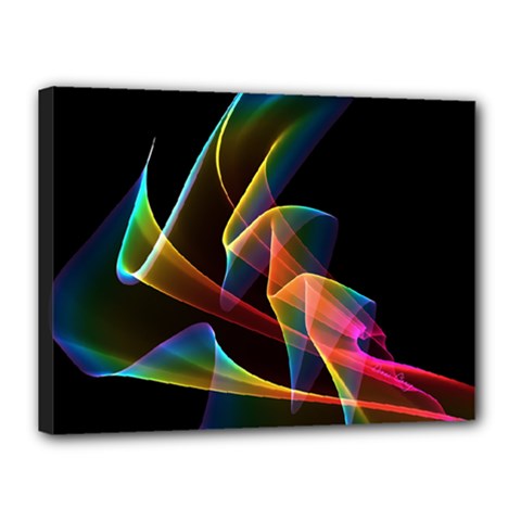 Crystal Rainbow, Abstract Winds Of Love  Canvas 16  X 12  (framed) by DianeClancy