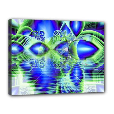 Irish Dream Under Abstract Cobalt Blue Skies Canvas 16  X 12  (framed) by DianeClancy