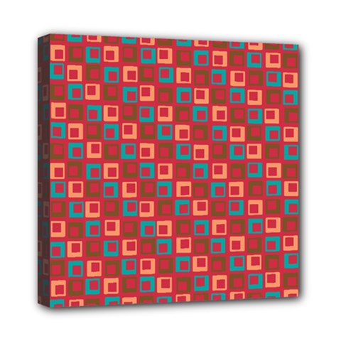 Retro Mini Canvas 8  X 8  (framed) by Siebenhuehner