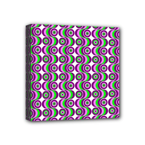 Retro Mini Canvas 4  X 4  (framed) by Siebenhuehner