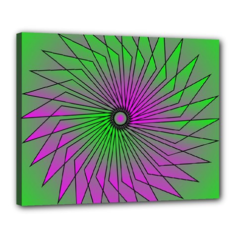 Pattern Canvas 20  X 16  (framed) by Siebenhuehner