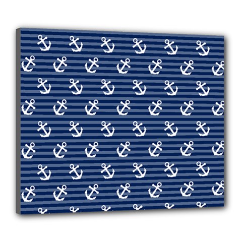 Boat Anchors Canvas 24  X 20  (framed) by StuffOrSomething