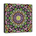 Psychedelic Leaves Mandala Mini Canvas 8  x 8  (Framed) View1