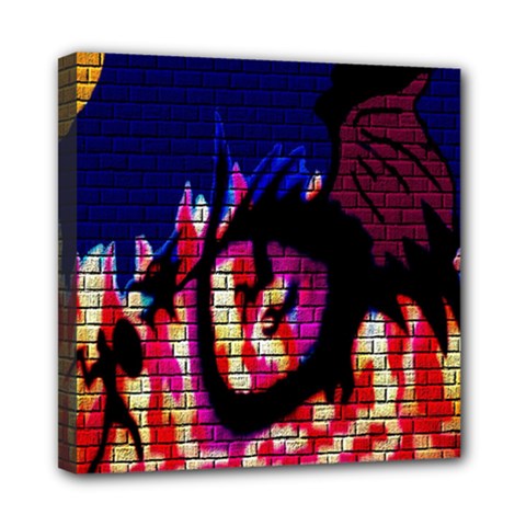 My Dragon Mini Canvas 8  X 8  (framed) by Rbrendes