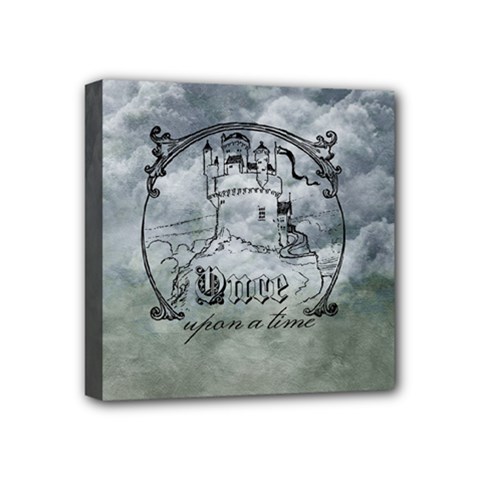 Once Upon A Time Mini Canvas 4  X 4  (framed) by StuffOrSomething