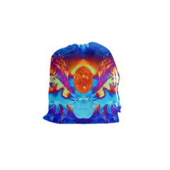 Escape From The Sun Drawstring Pouch (small) by icarusismartdesigns