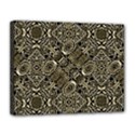 Steam Punk Pattern Print Canvas 14  x 11  (Framed) View1