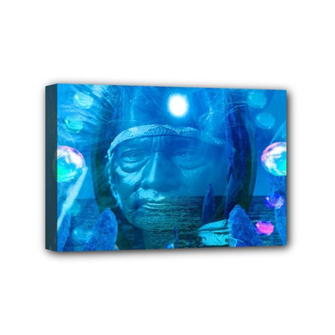 Magician  Mini Canvas 6  X 4  (framed) by icarusismartdesigns