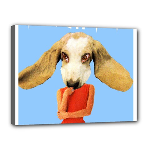 Flighty Canvas 16  X 12  (framed) by AnimalsLol