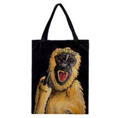 Monkey Bastard Classic Tote Bag by retz