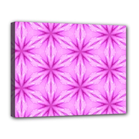 Cute Pretty Elegant Pattern Canvas 14  X 11  (framed) by GardenOfOphir