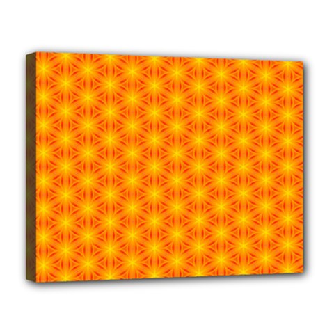 Cute Pretty Elegant Pattern Canvas 14  X 11  (framed) by GardenOfOphir