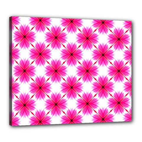 Cute Pretty Elegant Pattern Canvas 24  X 20  (framed) by GardenOfOphir