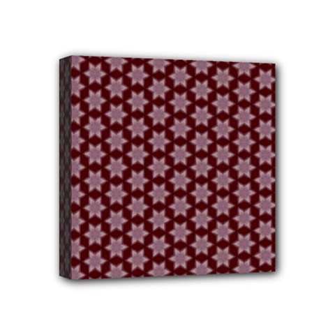Cute Pretty Elegant Pattern Mini Canvas 4  X 4  (framed) by GardenOfOphir