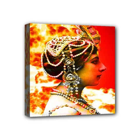 Mata Hari Mini Canvas 4  X 4  (stretched) by icarusismartdesigns
