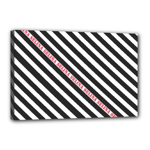 Selina Zebra Canvas 18  X 12  by Contest580383