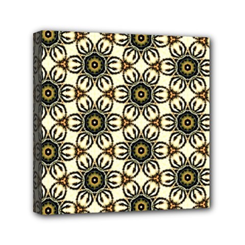 Faux Animal Print Pattern Mini Canvas 6  X 6  by GardenOfOphir