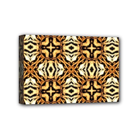 Faux Animal Print Pattern Mini Canvas 6  X 4  by GardenOfOphir