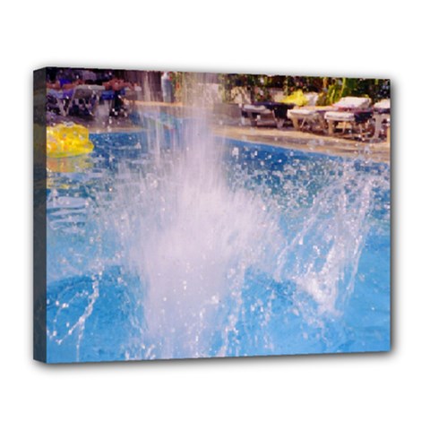 Splash 3 Canvas 14  X 11  by icarusismartdesigns