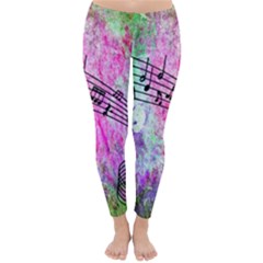 Abstract Music  Winter Leggings by ImpressiveMoments