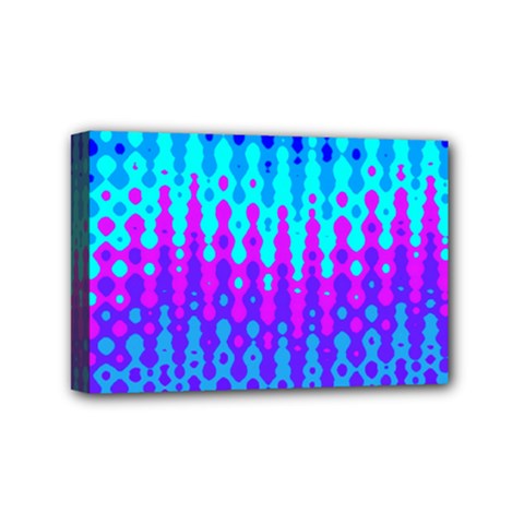 Melting Blues And Pinks Mini Canvas 6  X 4  by KirstenStar