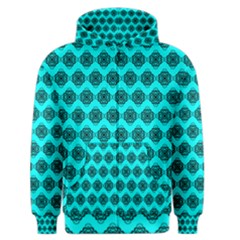 Abstract Knot Geometric Tile Pattern Men s Zipper Hoodies by GardenOfOphir