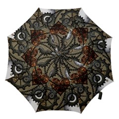 Steampunk With Heart Hook Handle Umbrellas (small) by FantasyWorld7