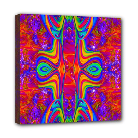 Abstract 1 Mini Canvas 8  X 8  by icarusismartdesigns